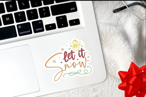 Let it snow Png Sticker Design SVG Designangry 