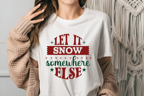 Let it snow somewhere else SVG Angelina750 
