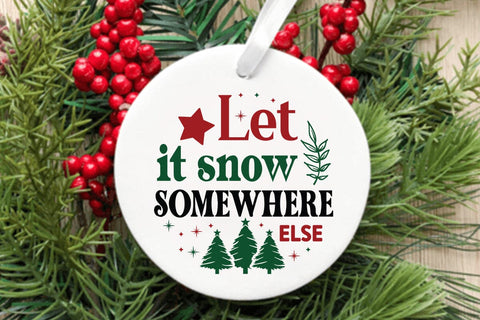 Let it snow somewhere else SVG Angelina750 