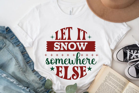 Let it snow somewhere else SVG Angelina750 