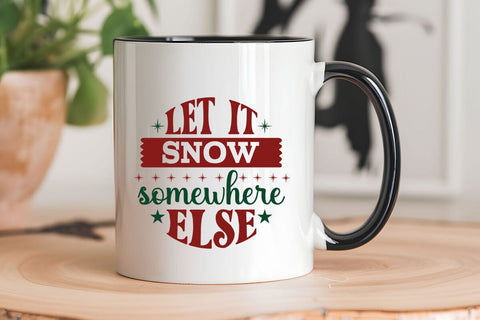 Let it snow somewhere else SVG Angelina750 