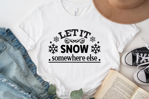 Let it snow somewhere else SVG Angelina750 