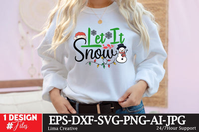 Let It Snow SVG Cut File SVG Insomnia Std 