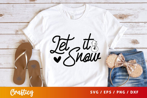 let it snow Svg Design SVG Designangry 
