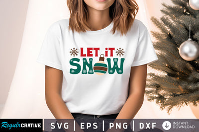 Let it snow Svg Design SVG Regulrcrative 