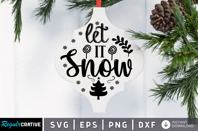 Let it snow SVG Design SVG Regulrcrative 
