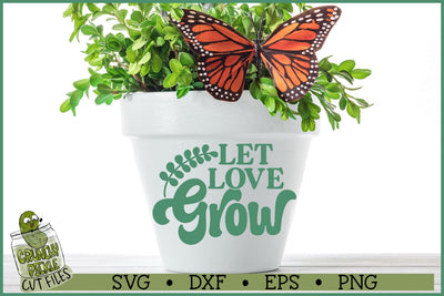 Let Love Grow SVG SVG Crunchy Pickle 