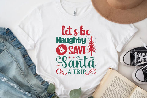 let s be naughty & save santa a trip SVG Angelina750 