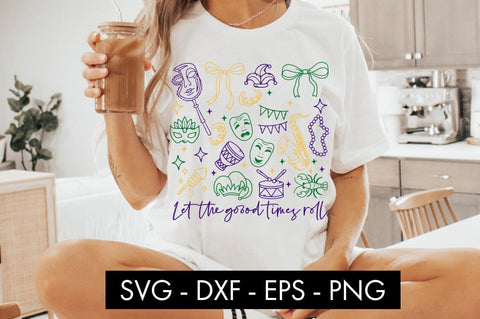Let the Good Times Roll SVG Mardi Gras SVG Freeling Design House 