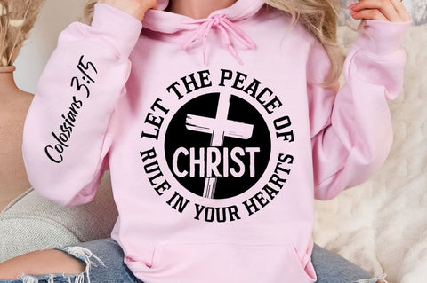 Let The Peace Of Christ Rule Sleeve SVG Design SVG Regulrcrative 