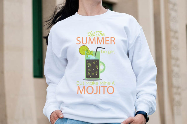 let the summer be gin but make mine a mojito SVG Angelina750 