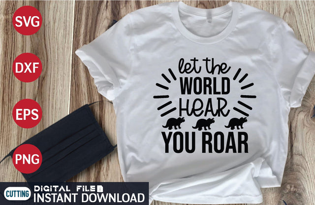 Let the World Hear You Roar svg SVG designer krishna 