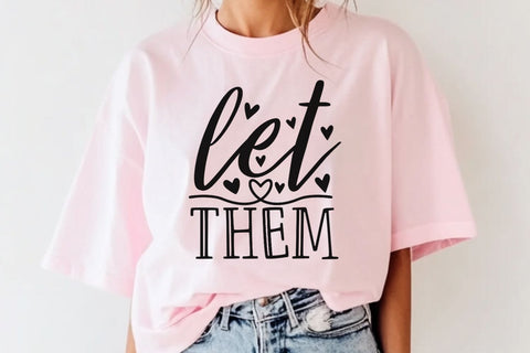 Let Them| Mental Health SVG Cutting Files. SVG CosmosFineArt 