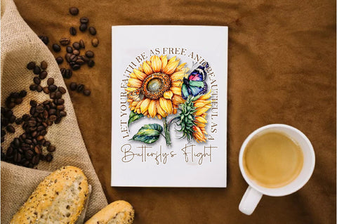 Let Your Faith Be As Free And Beautiful As A Butterfly's Flight Sublimation Sublimation Jagonath Roy 