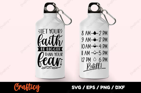 Let your faith be bigger than your fear SVG Design SVG Designangry 