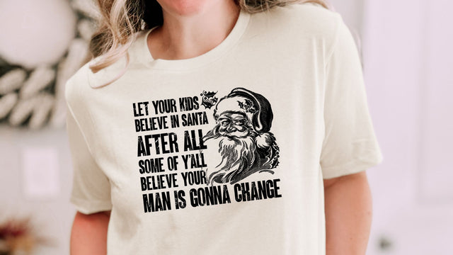 Let Your Kids Believe In Santa SVG, Funny Christmas SVG, Sarcastic Santa Cut File SVG So Fontsy VIP Design Shop 