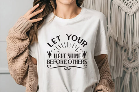 Let Your Light Shine Before Others SVG Angelina750 