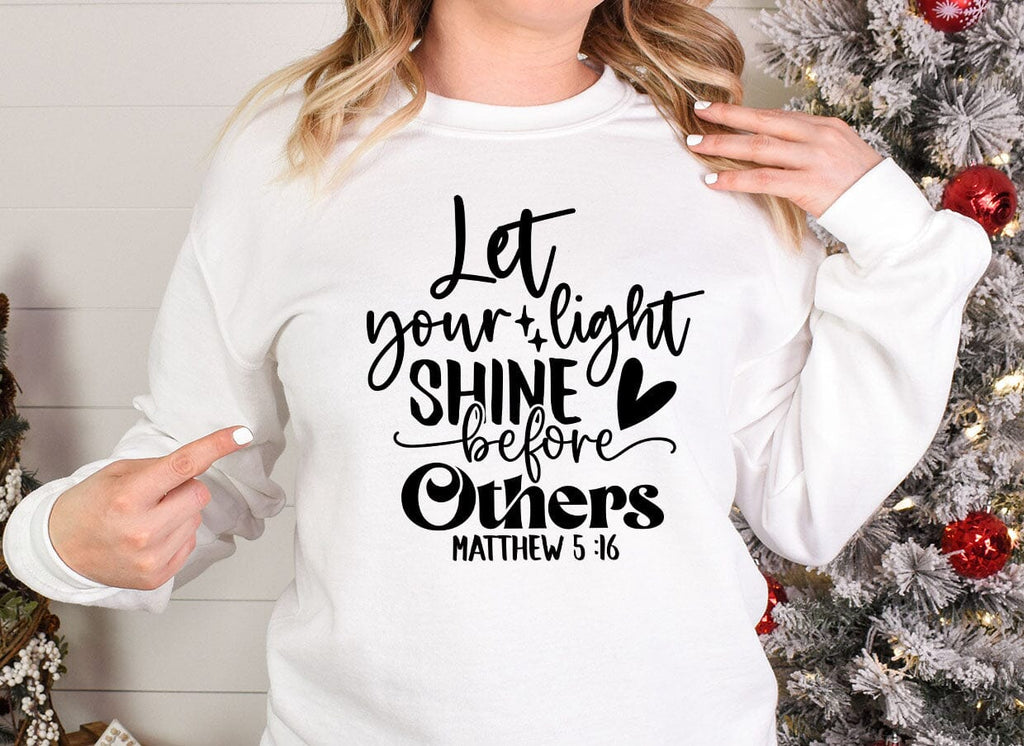 Let your light shine before others SVG Bible Design - So Fontsy