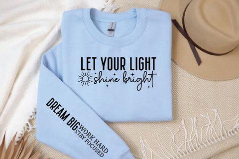 Let your light shine bright Sleeve SVG Design SVG Designangry 