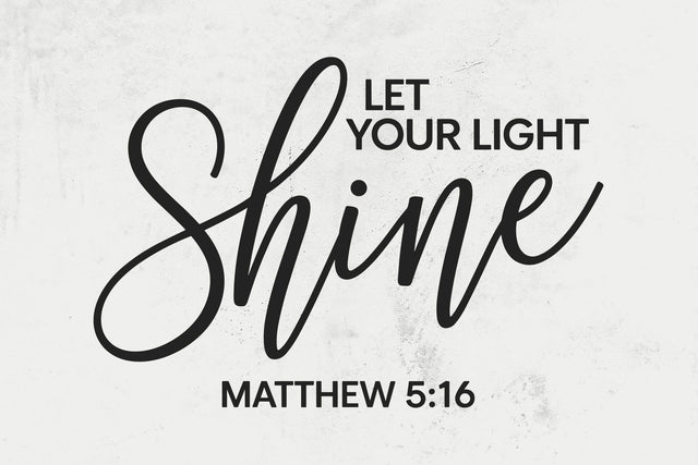 Let Your Light Shine SVG, Christian PNG, Be The Light Svg, Matthew 5:16 Svg, Salt And Light Svg, Positive Quote Svg, Christian Shirt Svg SVG DesignDestine 