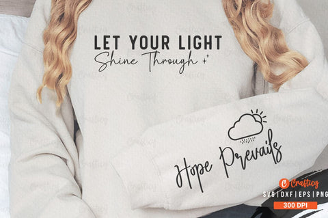 Let Your Light Shine Through Sleeve SVG Design SVG Designangry 