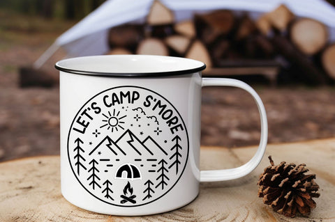 Lets camp smore SVG Design SVG Regulrcrative 