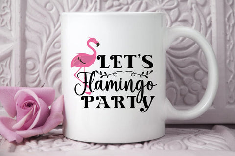 Lets Flamingo Party SVG Design SVG Designangry 