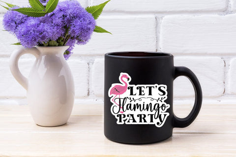 Lets Flamingo Party SVG Design SVG Designangry 