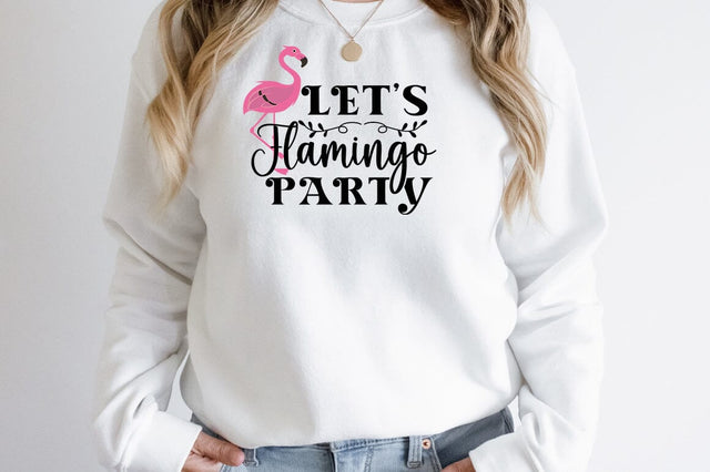 Lets Flamingo Party SVG Design SVG Designangry 