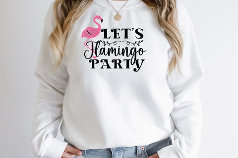 Lets Flamingo Party SVG Design SVG Designangry 