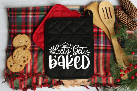 Let's Get Baked, Christmas Potholder SVG SVG CraftLabSVG 