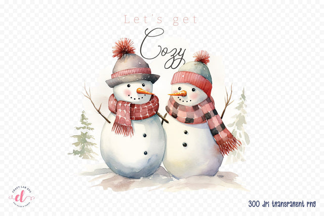 Let's Get Cozy | Winter PNG Sublimation Sublimation CraftLabSVG 