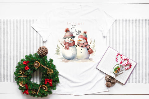 Let's Get Cozy | Winter PNG Sublimation Sublimation CraftLabSVG 