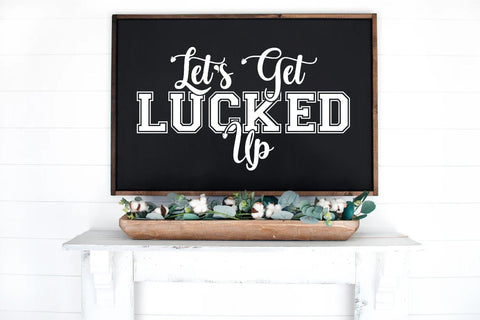 Let's Get Lucked Up, Funny St. Patrick's,St Pawtrick's Cats png, Funny St Patrick's png, St Patrick's Day png, Irish Shamrock png Sublimation Creativeart88 