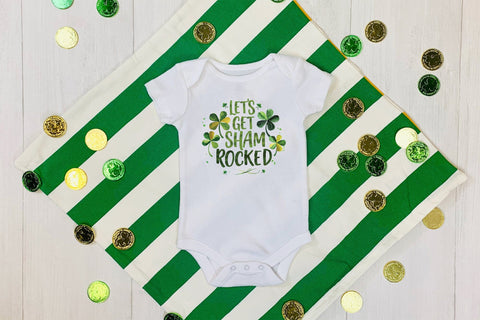 Let's Get Shamrocked, St Patrick Day Sublimation Sublimation CraftLabSVG 