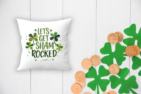 Let's Get Shamrocked, St Patrick Day Sublimation Sublimation CraftLabSVG 