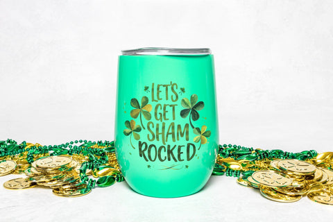 Let's Get Shamrocked, St Patrick Day Sublimation Sublimation CraftLabSVG 