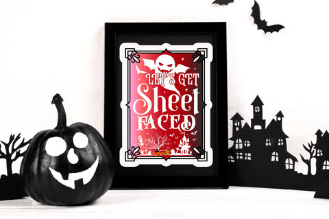 Lets get sheet faced Stickers Design Sublimation Regulrcrative 