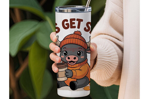 Let's Get Spicy Fall 20oz Tumbler Wrap Sublimation DesignSVG 