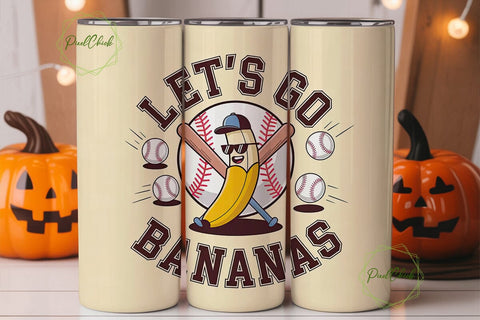 Let's Go Bananas 20oz Tumbler Sublimation PixelChick 