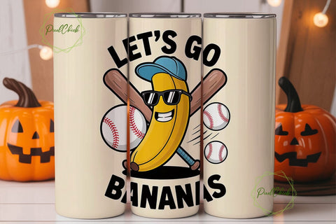 Let's Go Bananas 20oz Tumbler Sublimation PixelChick 