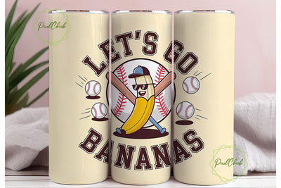Let's Go Bananas 20oz Tumbler Sublimation PixelChick 