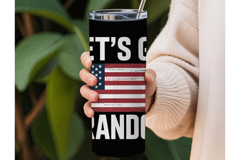 Let's Go Brandon 20oz Tumbler Sublimation DesignSVG 