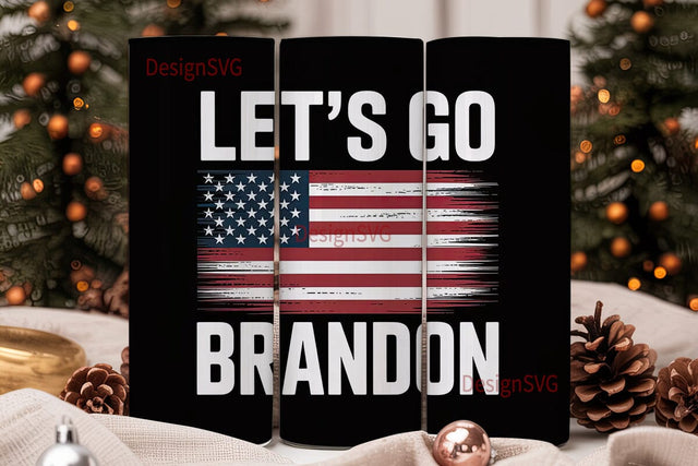 Let's Go Brandon 20oz Tumbler Sublimation DesignSVG 