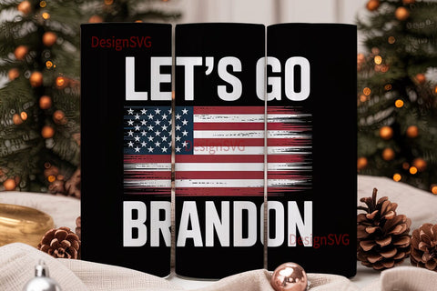 Let's Go Brandon 20oz Tumbler Sublimation DesignSVG 