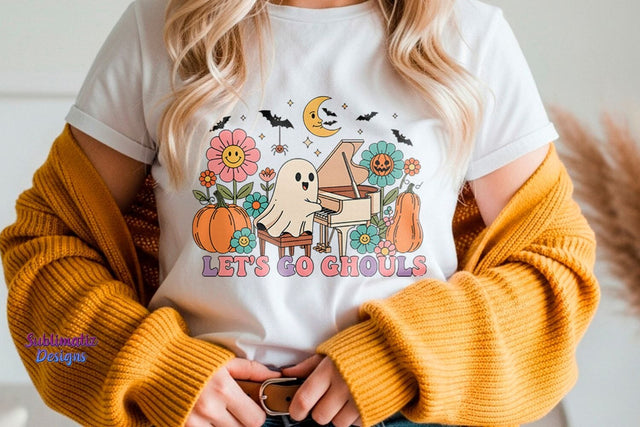 Let's Go Ghouls Halloween PNG Sublimation Sublimatiz Designs 