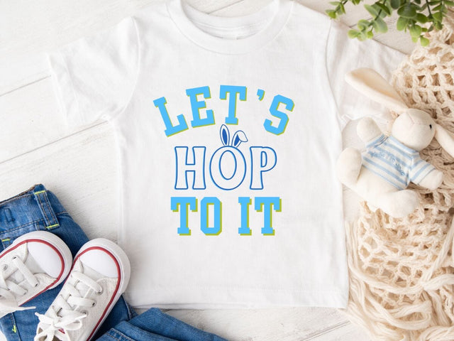 Let's Hop To It Easter Boy SVG | Bunny Design | VIP Extended Use License SVG So Fontsy VIP Design Shop