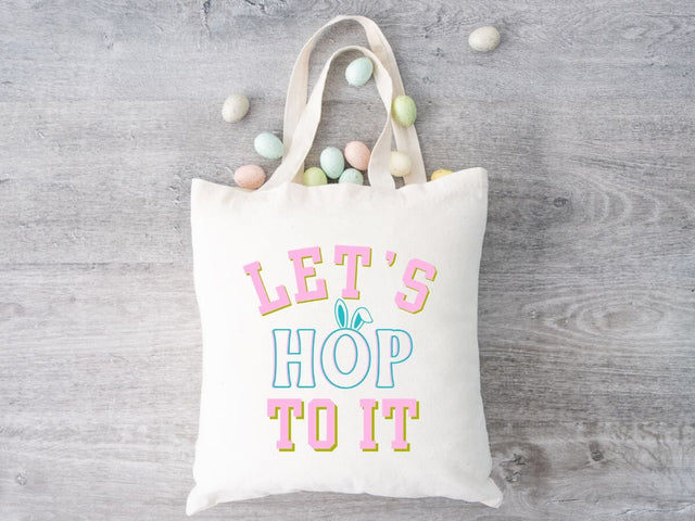 Let's Hop To It Easter Girl SVG | Bunny Design SVG So Fontsy VIP Design Shop 