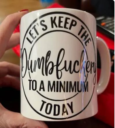 Let's Keep The Dumbfuckery To A Minimum - Funny Sassy Design - Digital Cut File for Cricut - SVG PNG PDF DXF EPS SVG DigitalDesigns365 