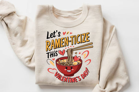 Let’s ramen ticize this Valentine’s Day! Sublimation Design SVG Regulrcrative 